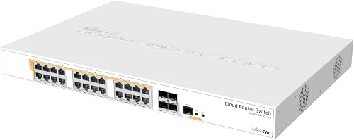 MikroTik MT-RBCRS328-24P-4S+R 450W 24 Port PoE 4 SFP+ Cloud Router Switch