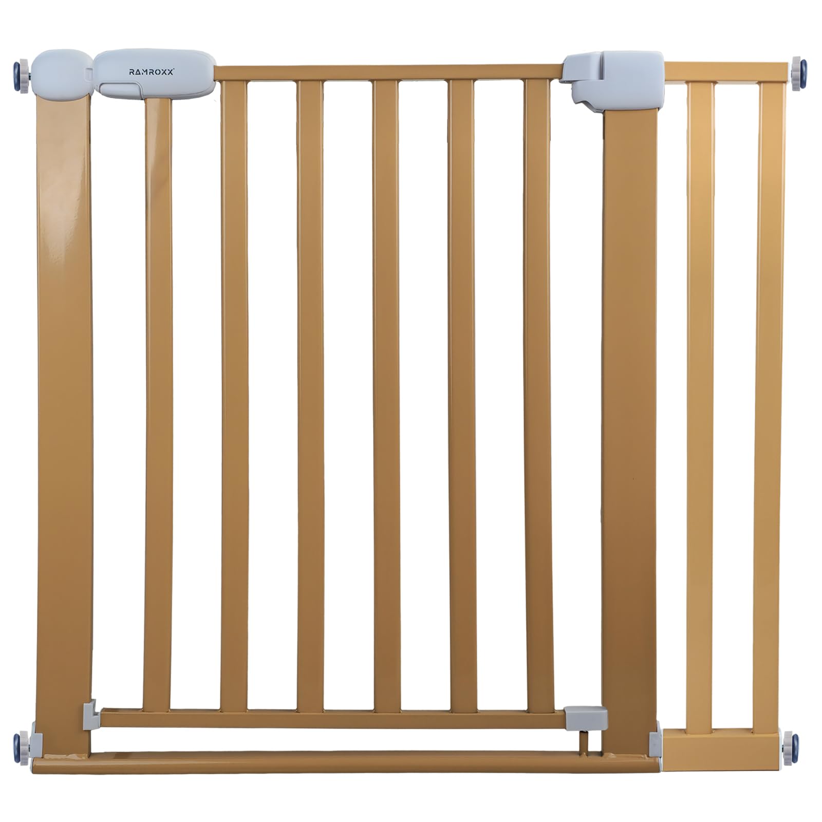 Absperrgitter Treppenschutzgitter beige für 89-99cm Durchgang 77cm Hoch