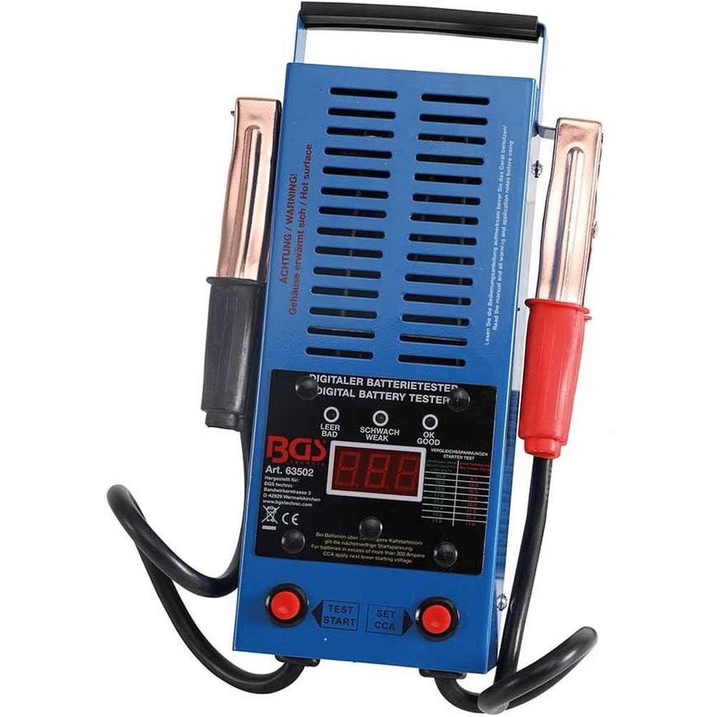 D-Work Digitaler Batterietester – 18,5 x 9,6 x 31,9 cm – präzise und einfach zu bedienen, Pro, 12 V