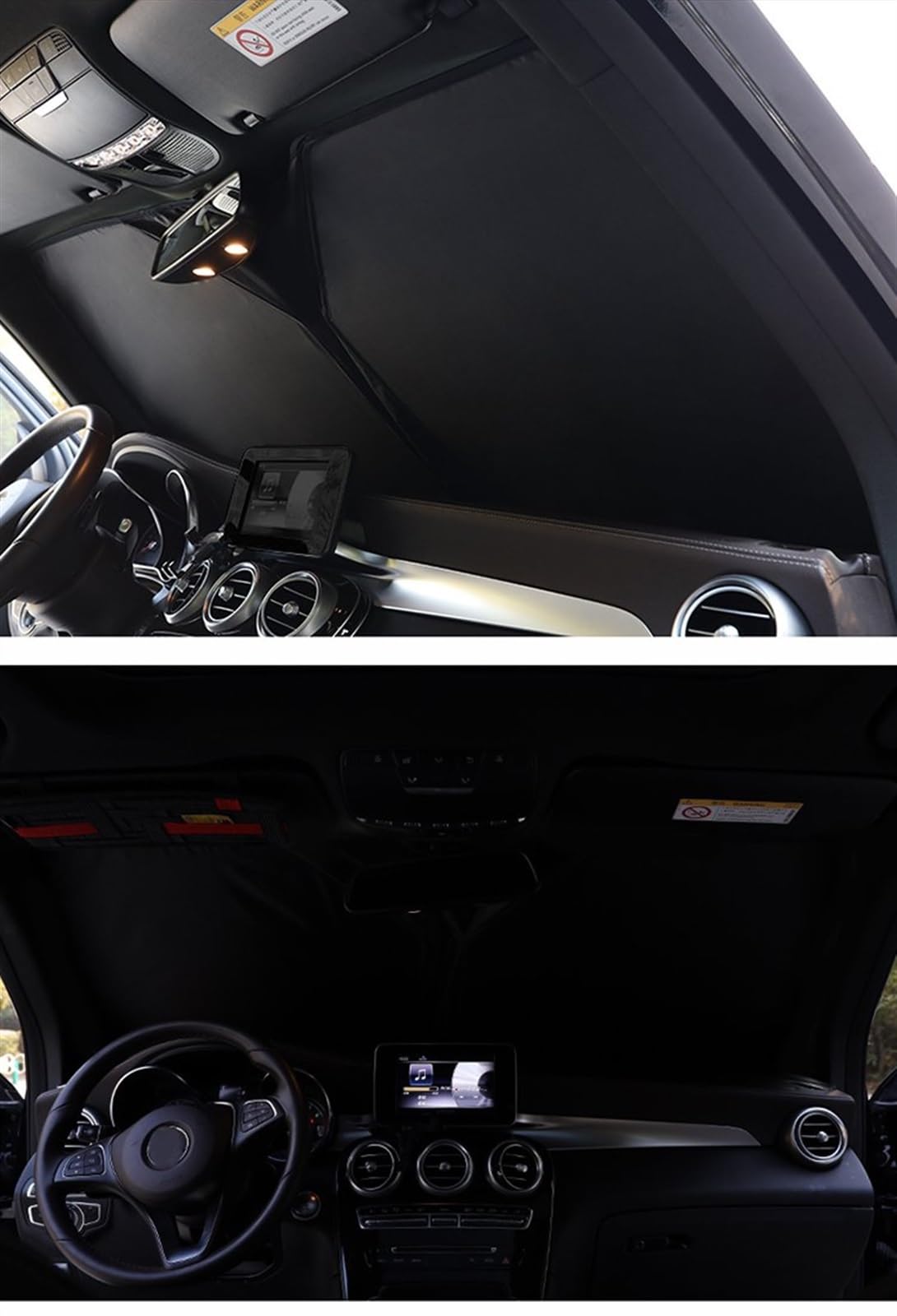 Parasol Coche Para Kia para Grand para Carnival YP 2014-2019 2020 Sedona parasol magnético para coche parabrisas delantero cortina ventana lateral trasera, parasol Coche Parasol ( Tamaño : 2PCS Rear )