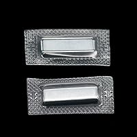 Vista 3 de Bluemoona 6 juegos – oculto de PVC para coser, magnético, rectángulo, 1.063 in x 0.315 in x 0.118 in, cierre monedero, bolsos, botón