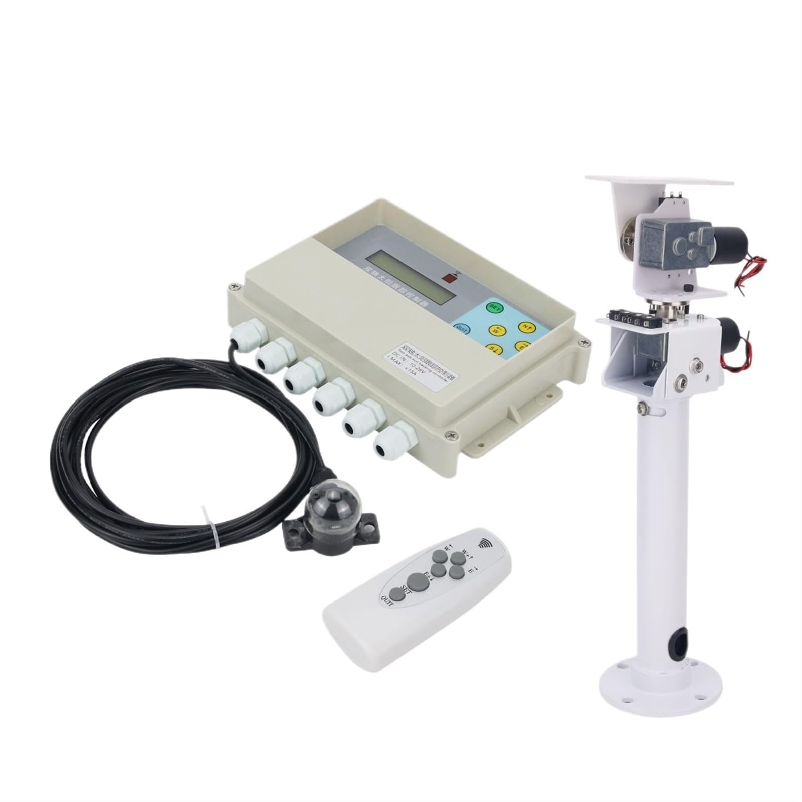 Controller for inseguitore Solare a Doppio ASSE con Telecomando e sensore di velocità del + Giunto cardanico a Doppio ASSE CC for Il monitoraggio Solare(No Control Sensor)
