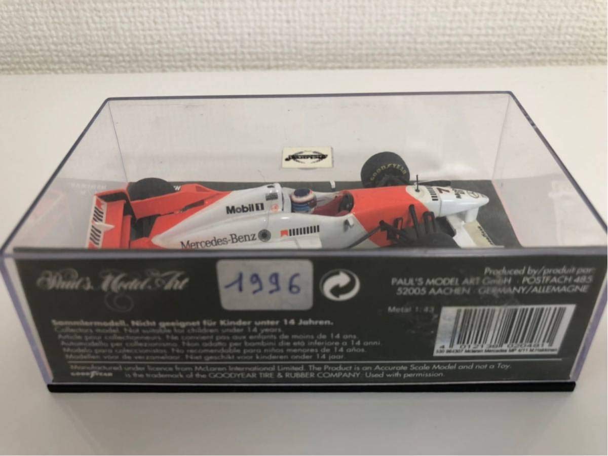 Amazon | 1/43 ミニチャンプス マクラーレン MP4/11 ハッキネン