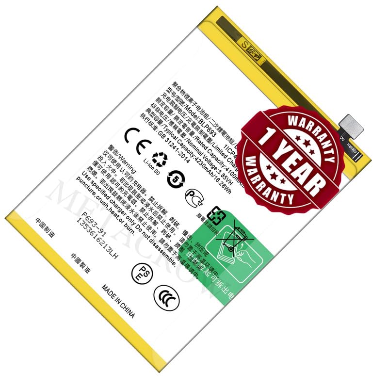 Image of Original BLP693 Battery Compatible for Realme 3 (CPH1717) | Realme 3i (CPH1801) - (4230mAh) - 1 Year Warranty JK1