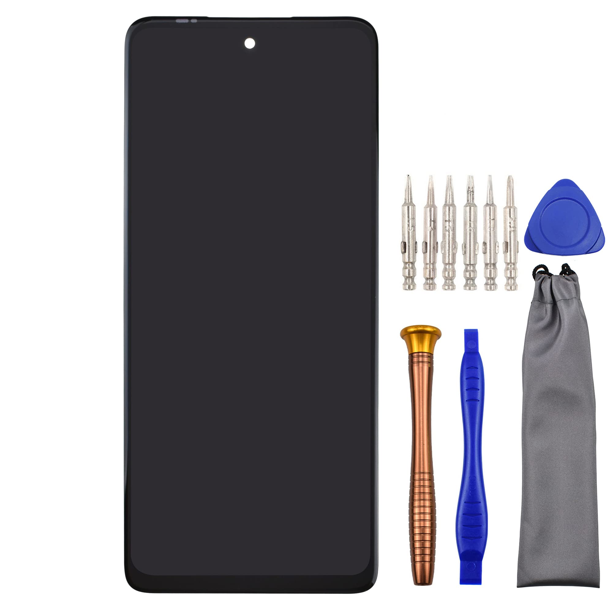 Replacement Screen LCD Display Touch Digitizer Assembly for Motorola Moto G Stylus (2022) XT2211-2 6.8" Black with Tool Kit