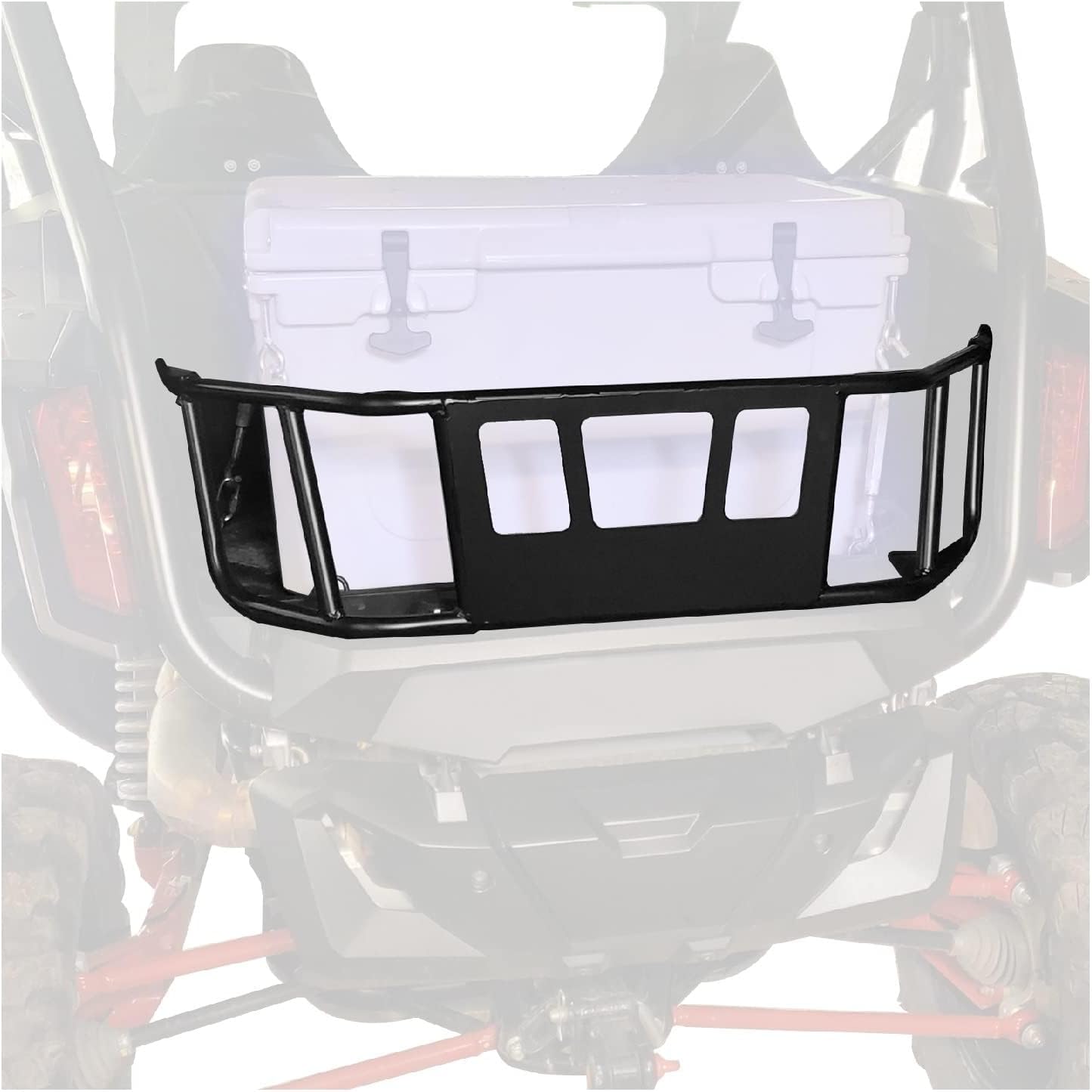 KUAFU Bed Enclosure Rack Compatible with 2019-2024 Honda Talon 1000R / 1000X / 1000 X-4 Tailgate Accessories Rear Bed Extender Rack Durable Steel Heavy Duty