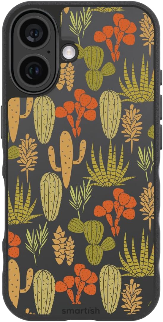 Smartish - Prickly Personality - iPhone 16 MagSafe Case - Gripmunk [Lightweight + Protective] Thin Cover - Fits iPhone 16