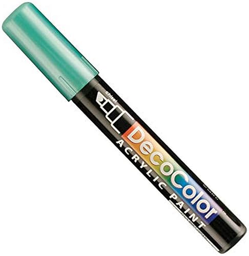 DecoColor - Marcador de pintura acrílica metálico, verde