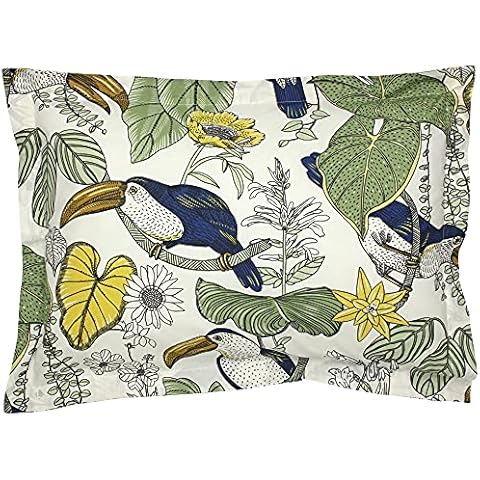 Linnea Taie d'oreiller 70x50 cm Toco Vert Cover