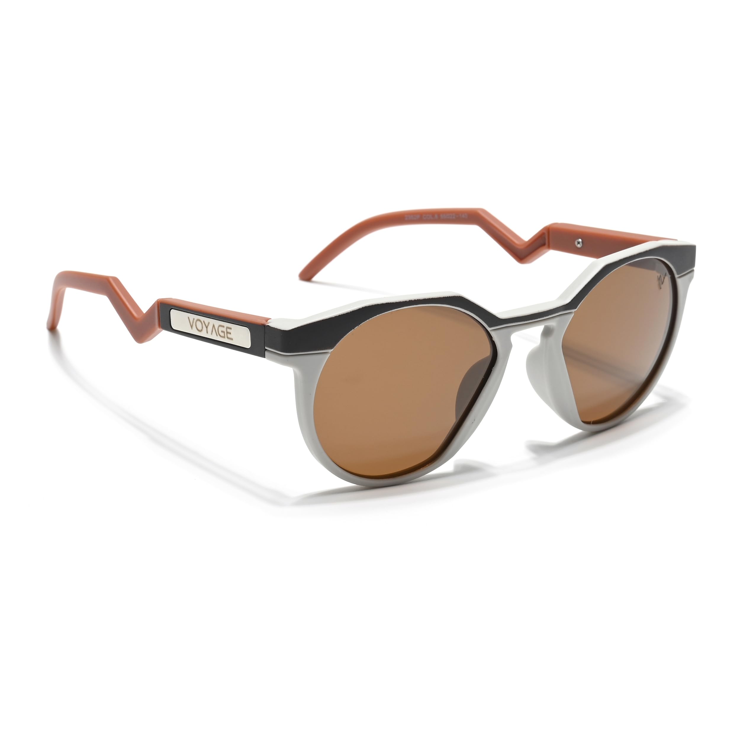 voyage UV Protected Round Sunglasses for Men & Women-picture-18