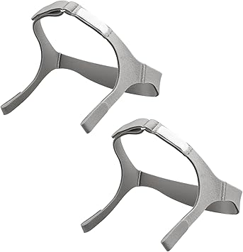 2 Packs Replacement Nuance Pro Headgear, Headgear Compatible with Philips Respironics Nuance Pro Gel Nasal Pillows Mask, Soft Adjustable Head Strap