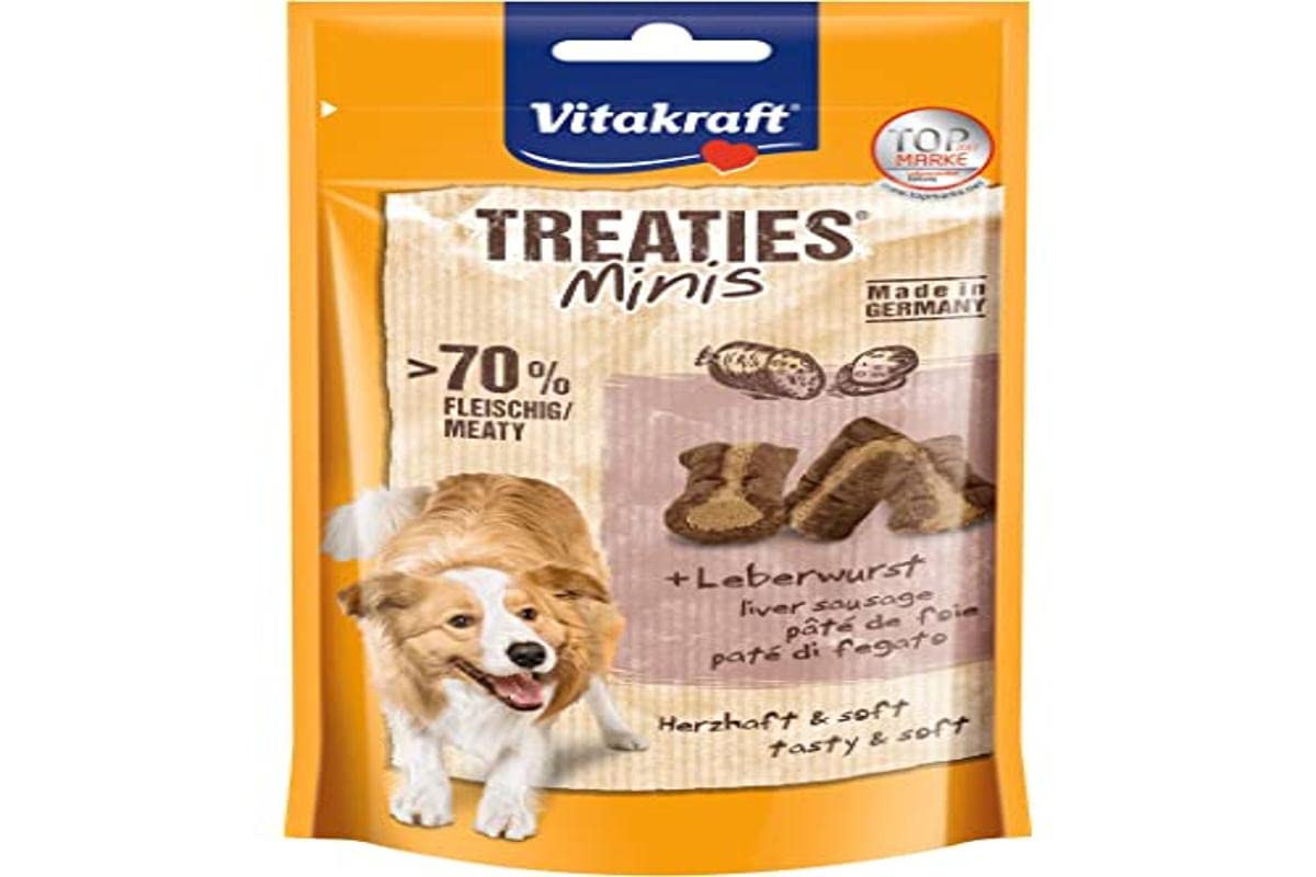 VITAKRAFT Snack para Perros Treaties Mini Paté de Hígado 48 Gr