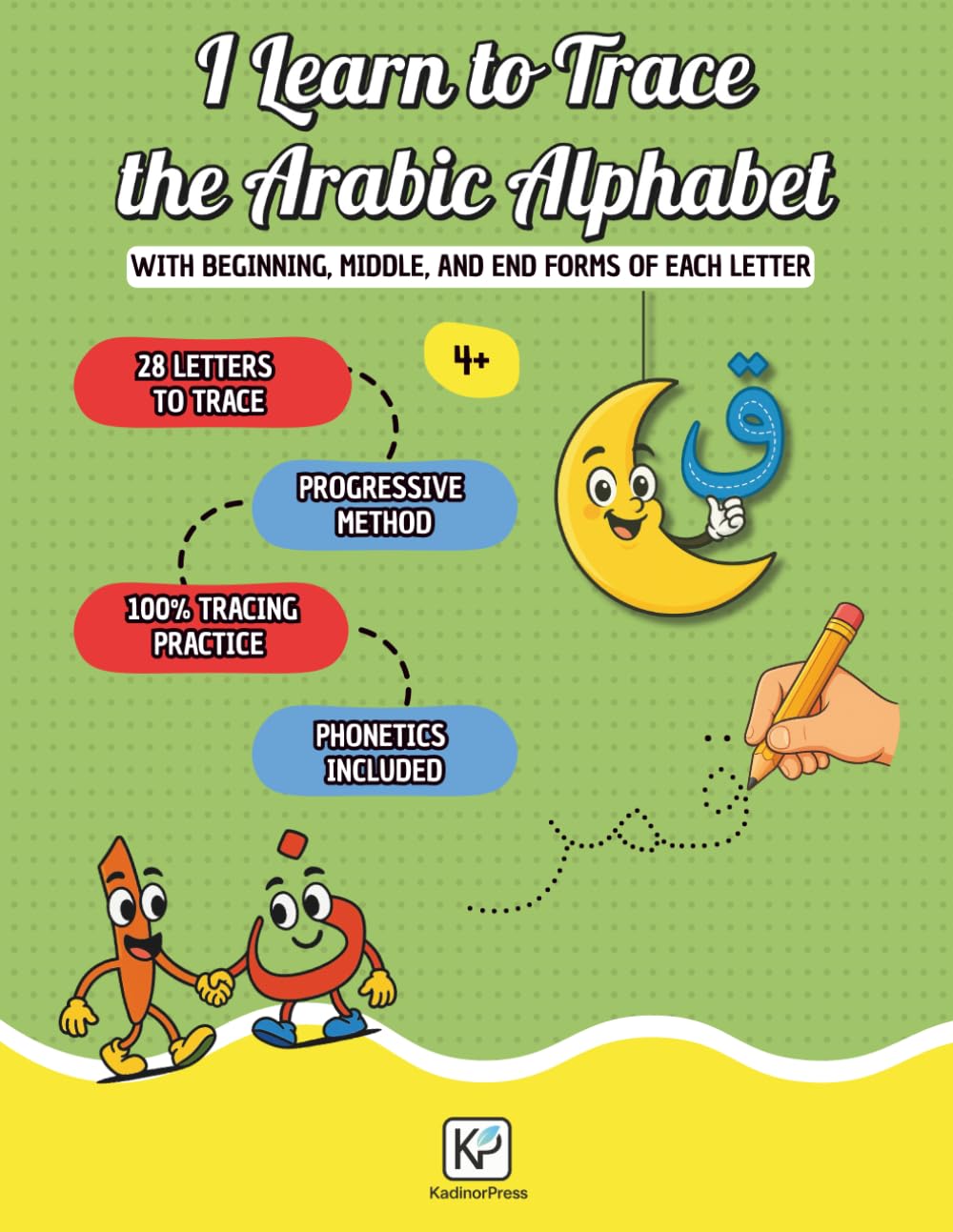 The Easy Arabic Alphabet Workbook – Learn to Read, Trace, and Write