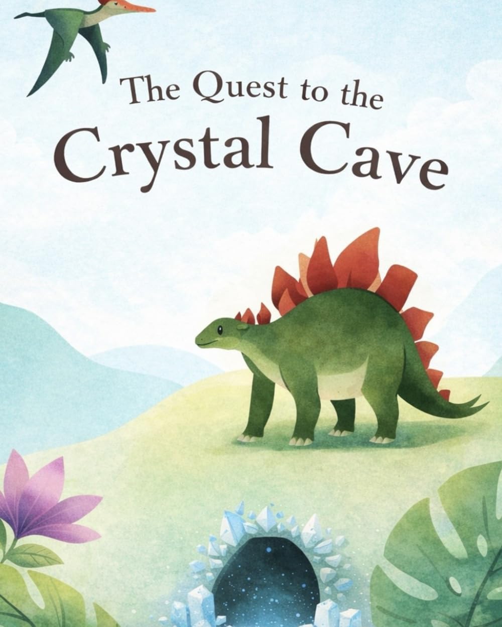 The Quest to the Crystal Cave: Dinosaur Adventure & Riddle Story for Kids Ages 4-8 | Fun Bedtime Treasure Hunt
