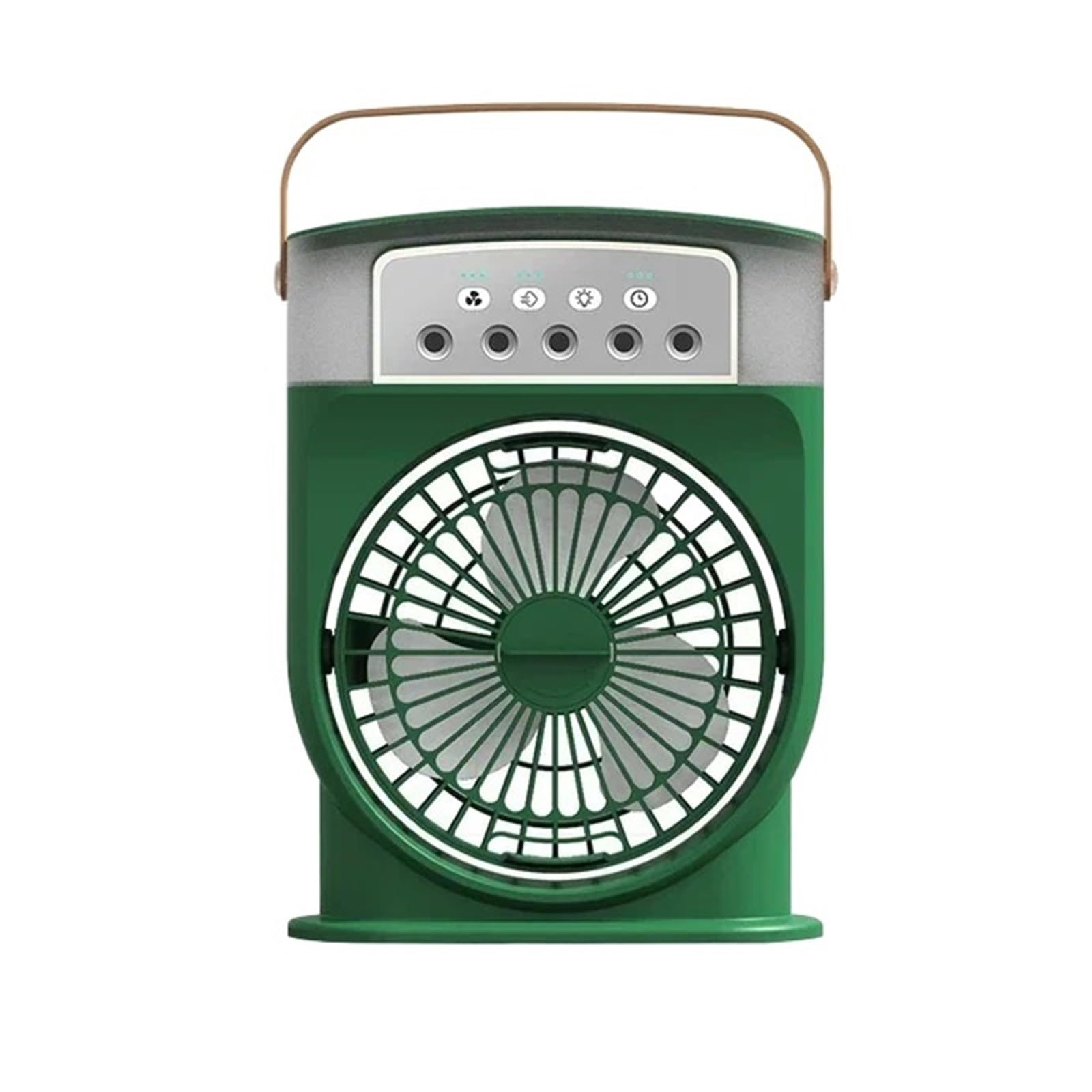 Cczrd Green Usb 3 In 1 Air Humidifier Cooling Usb Fan Led Night Light Water Mist Fun Humidification Spray Electric Airflow Comfort Refreshing Breeze(Green Usb)