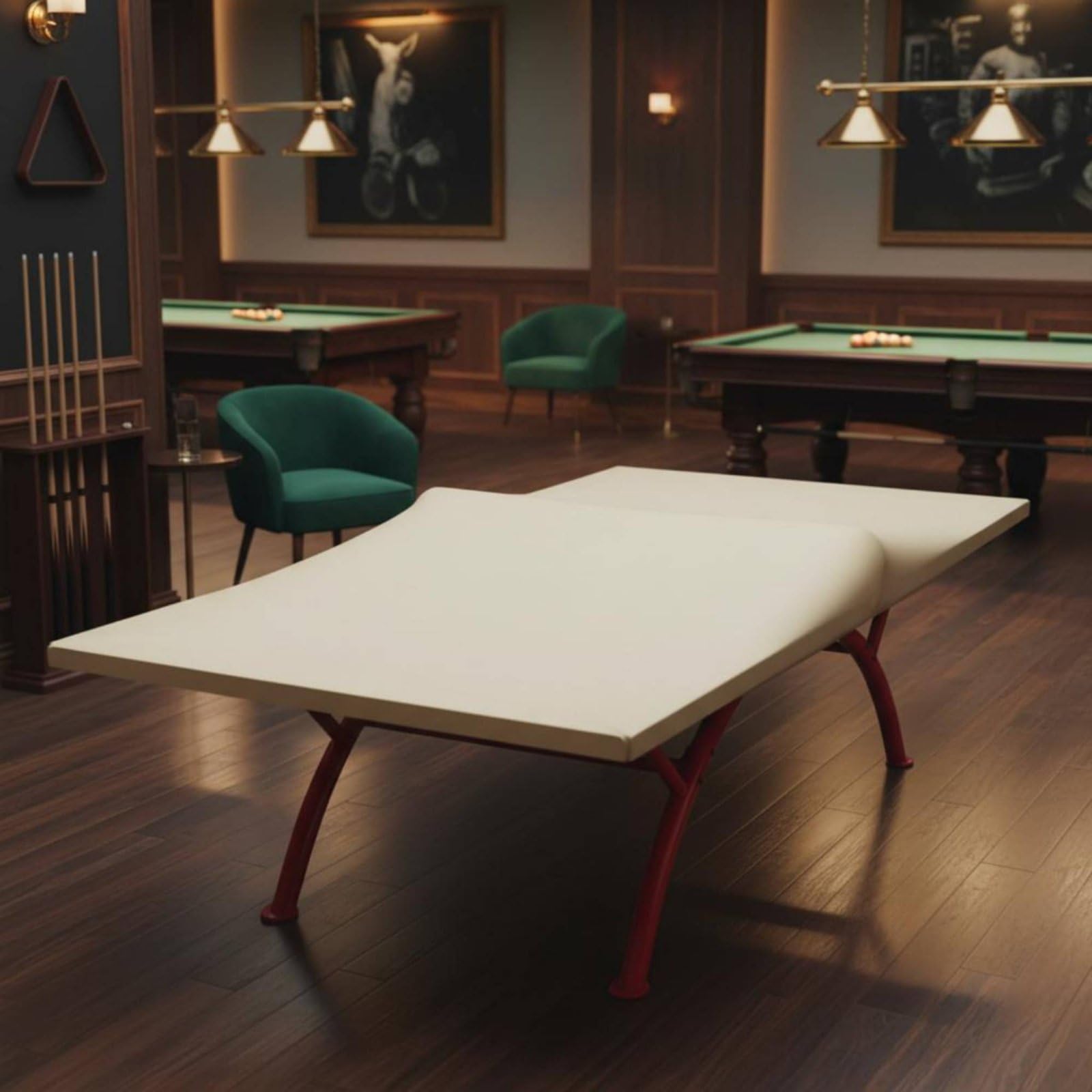 Copertura Tavolo da Gioco Personalizzabile con Copertura Tavolo da Biliardo Antipolvere Copritavolo Elastico per Eventi Promozionali, Beige, Beige, 9 Piedi 145 270 18cm