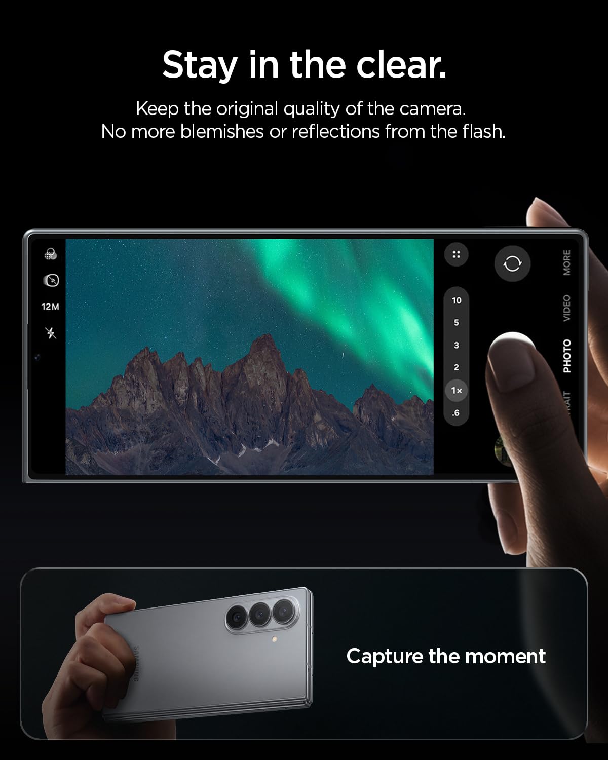 Spigen Optik Pro Camera Lens Protector for Galaxy Z Fold 8 Ultra/Fold 7 [2P] — Amazon image 3