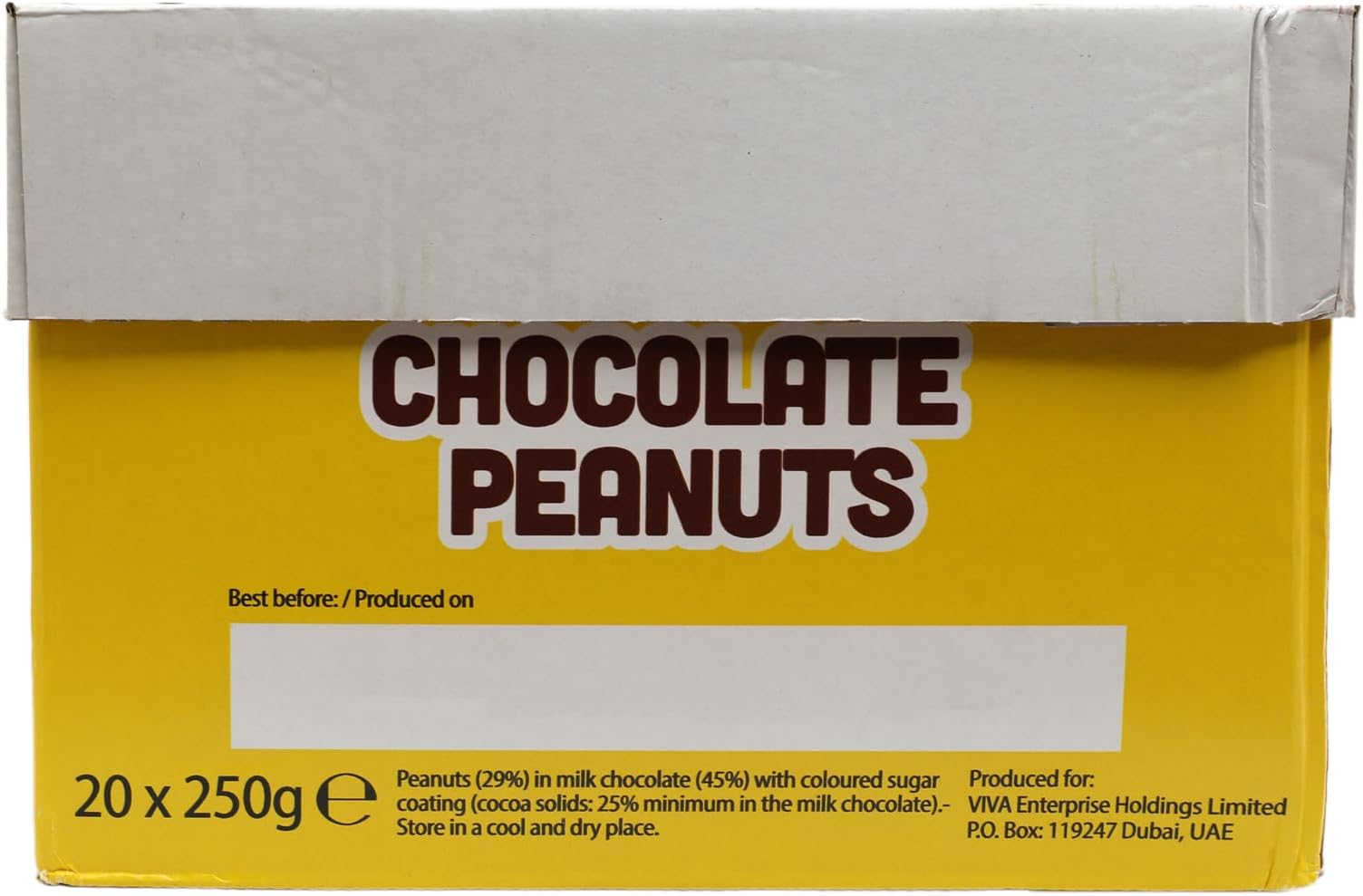 Chic N Choc Chocolate Peanuts 20 x 250 g