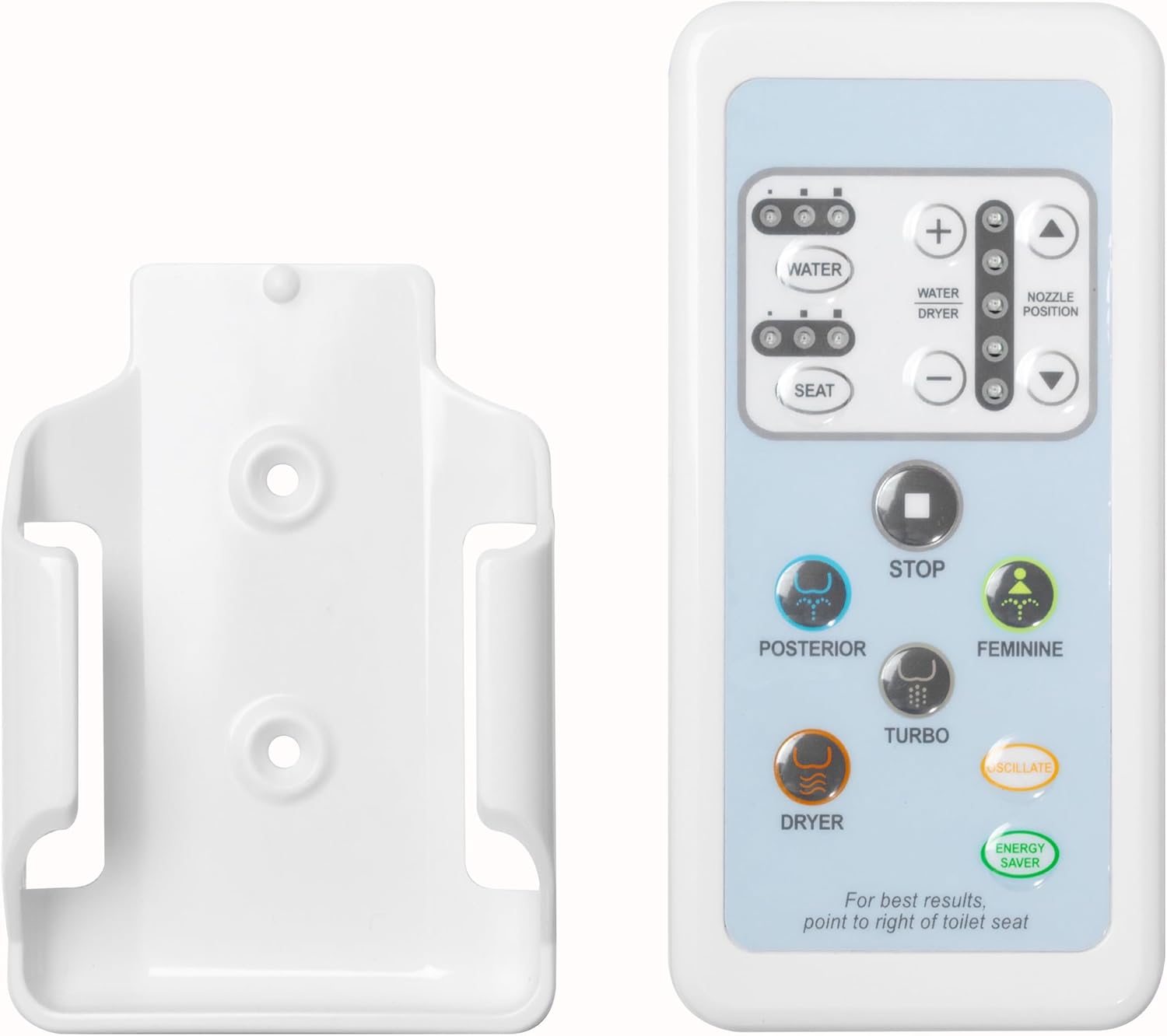 SmartBidet Remote Control Replacement for the SB-1000 Bidet Electronic Toilet Seat Remote