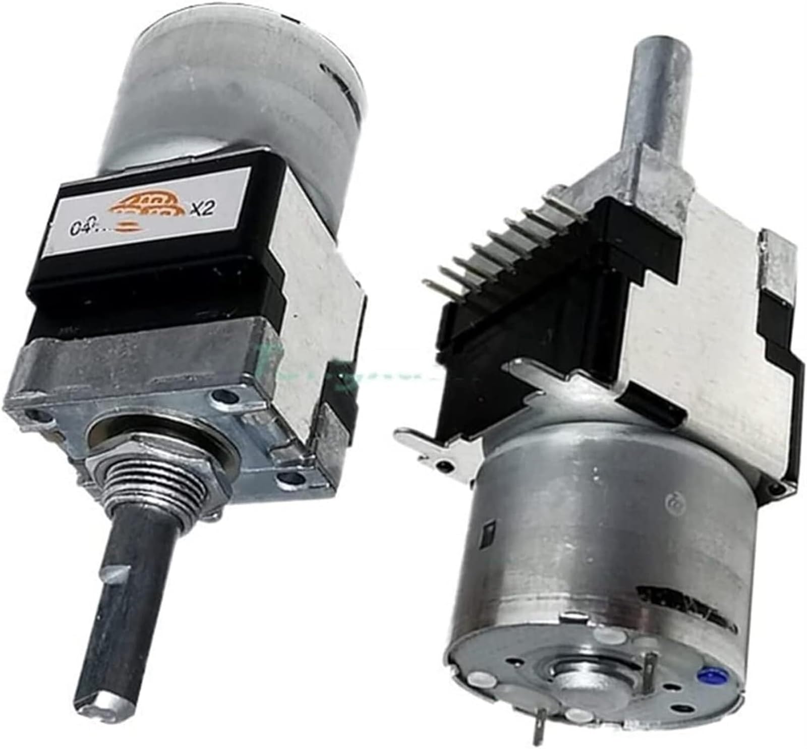 Regulowany rezystor, enkoder 1 szt. ALPS elektroniczny potencjometr napędowy rozrusznika B100Kx2 RK16812MG098 100KBx2 podwójny potencjometr z odczepem 25MM półwałek