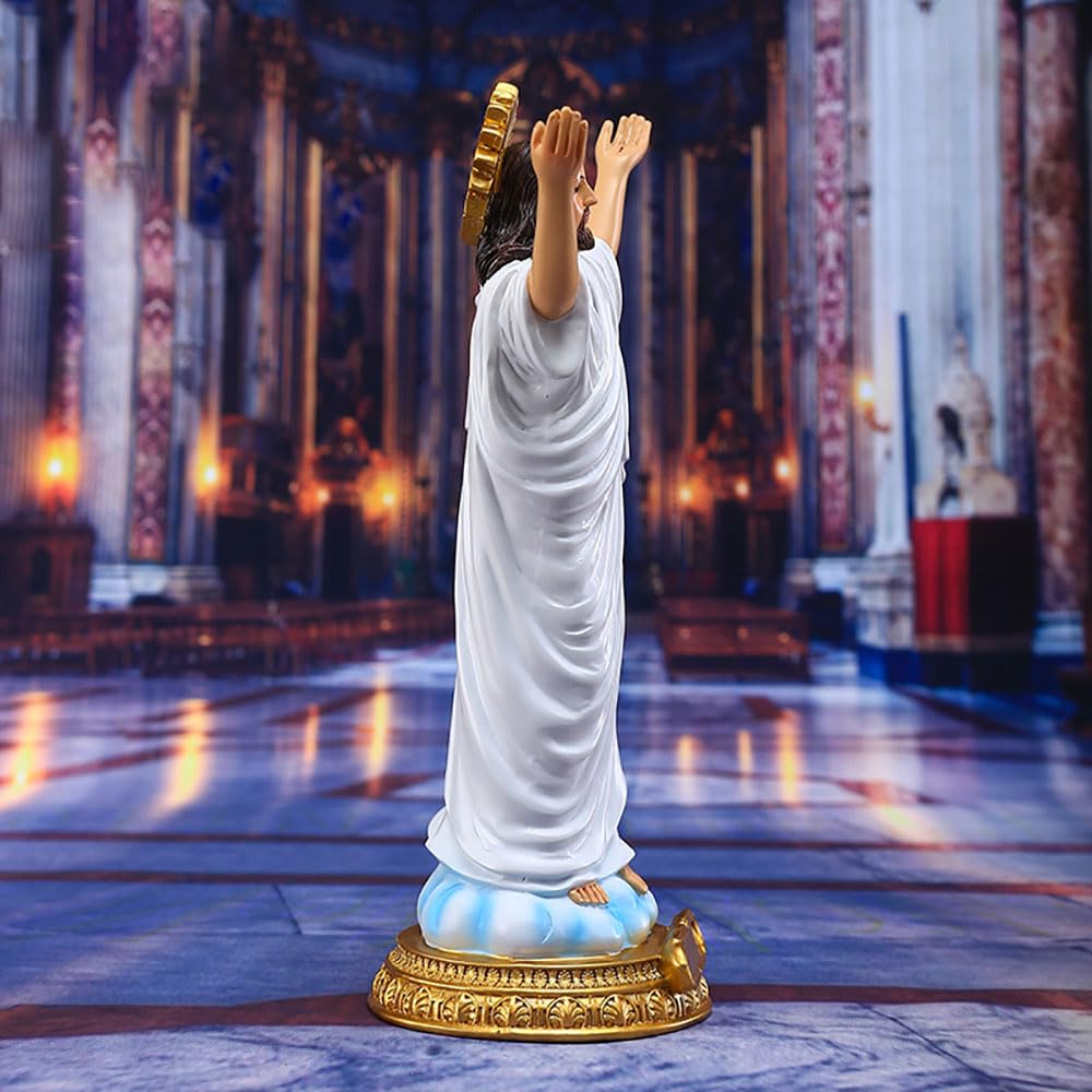 Amazon.co.jp: Lllunimon 8.8インチイエス・キリスト像イエス・情熱