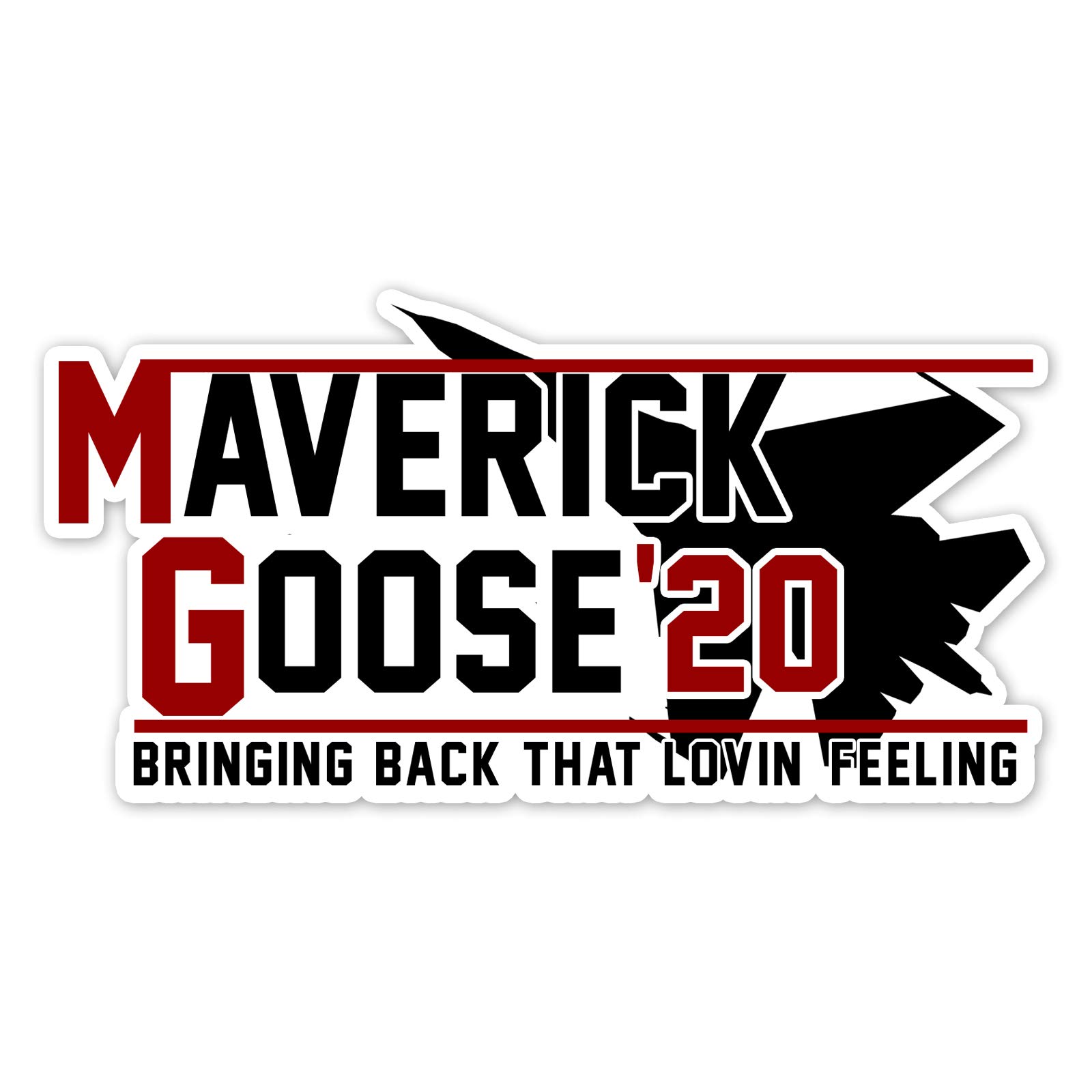 Bargain Max Decals Maverick Goose 2020 Window Laptop Car Sticker 6"
