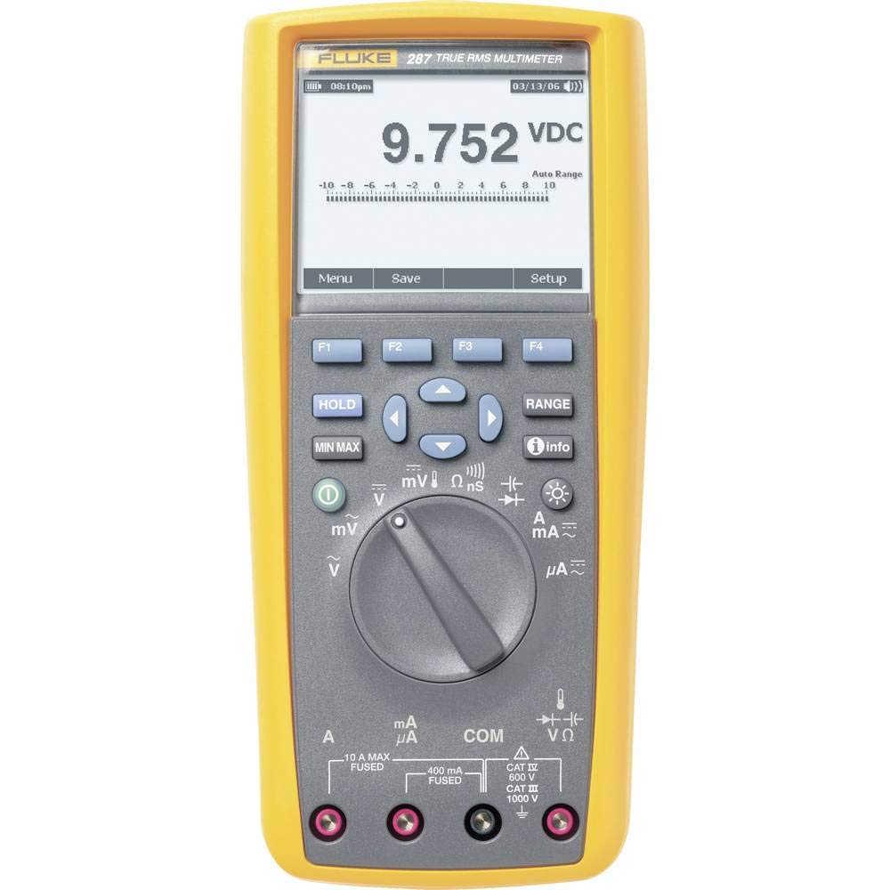 FLUKE-287/EUR,TRUE-RMS ELECTRONIC LOGGING MULTIMETER WITH TRENDCAPTURE, EUROPE