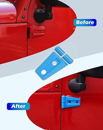 Vista 113 de JeCar - Bisagra para puerta, accesorios exteriores para Jeep Wrangler