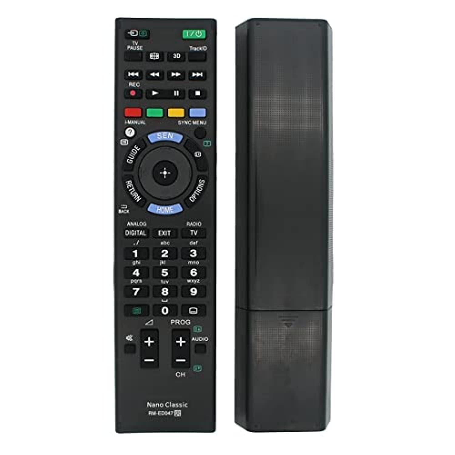 Replacement Remote Control RM-ED047 Compatible with Sony Bravia TV LCD/LED - No Setup Required