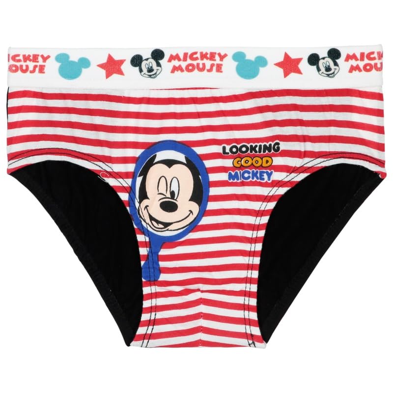 Image of Bodycare Mickey & Friends Boys Brief Solid Print ASSORT Pack of 4