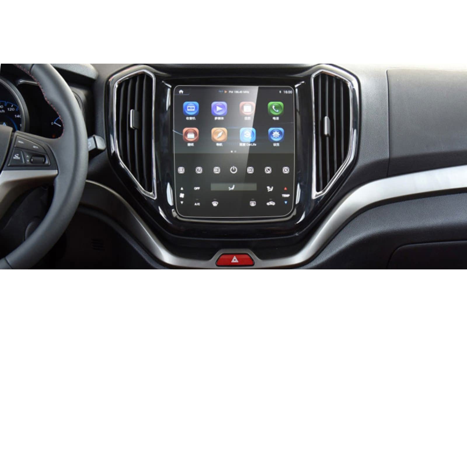 Verre trempé de navigation Changan CX70 anti-choc protège l'écran tactile LCD d'origine