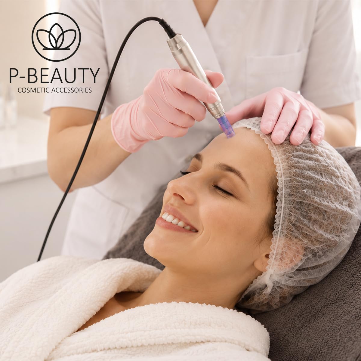 P-Beauty - Cartucce ad ago universali per dispositivo A6 Dermapen - Microneedling con microaghi per il rinnovamento della pelle, anti-invecchiamento, cicatrici da acne, macchie di pigmento - Adatto