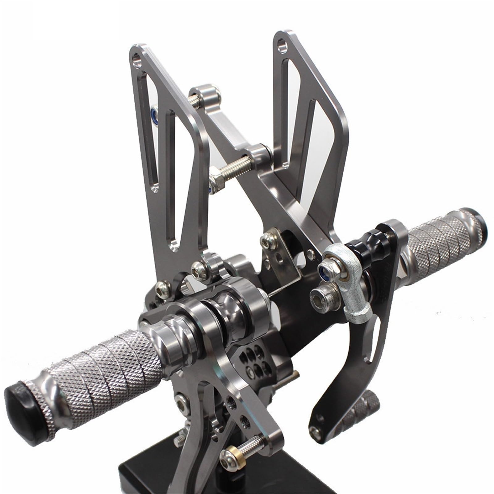 podnóżki motocyklowe Do Motocykla For KAWASAKI ZX6R ZX 6 R ZX-6R 2003-2004 Regulowane Podnóżki Hamulce Sprzęgło Zespół Zmiany Biegów Podnóżek szeroki podnóżek(Titanium)
