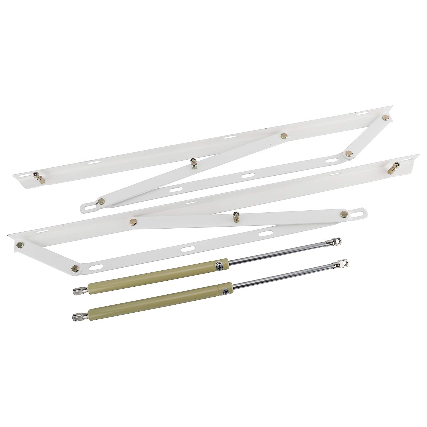 Homend 2 Pack 3FT Pneumatic Storage Bed Lift Mechanism Heavy Duty Gas Spring Bed Storage Lift