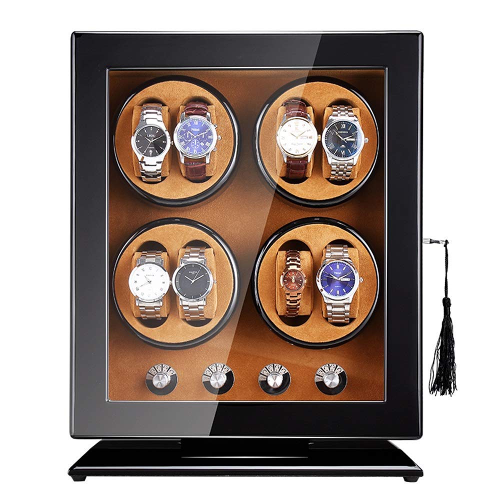 CGCSYZ Watch Winder, Eight-Digit High-End Piano Paint Automatic Watch Winder, Silent Rotating Motor, 31 * 21 * 40Cm (A A)