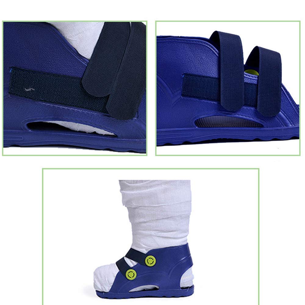 HUANGJUN Ortesis de caída Zapato médico para caminar Tobillo Soporte Férula Órtesis de pie Gota Protección del pie Bota Soporte de fractura ortopédica Poste o dedo en martillo Cirugía ortopédica