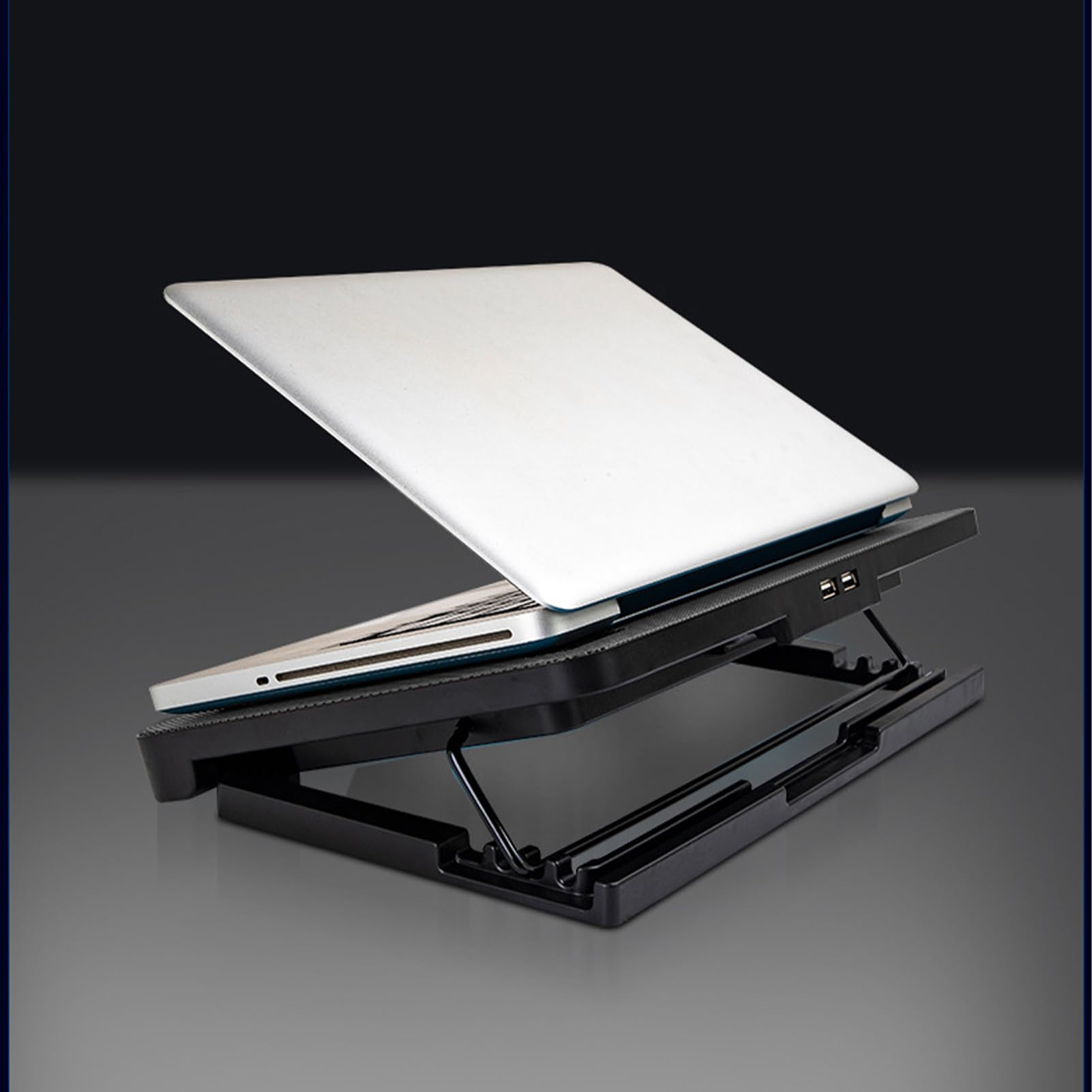 Stand Fan pour ordinateur portable 15,6 pouces Silent Cooling Pad