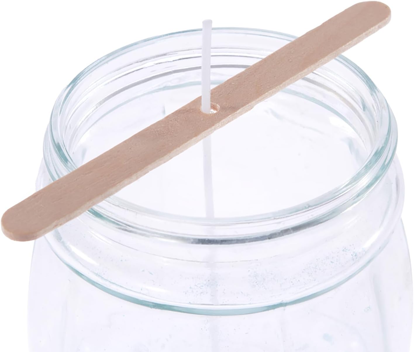 Candle Wicks 120 Pcs 6 inch with 120 Pcs Candle Wick Stickers and 10 Pcs Wooden Candle Wick Holders Candle Wicks for Candle Making Candle DIY
