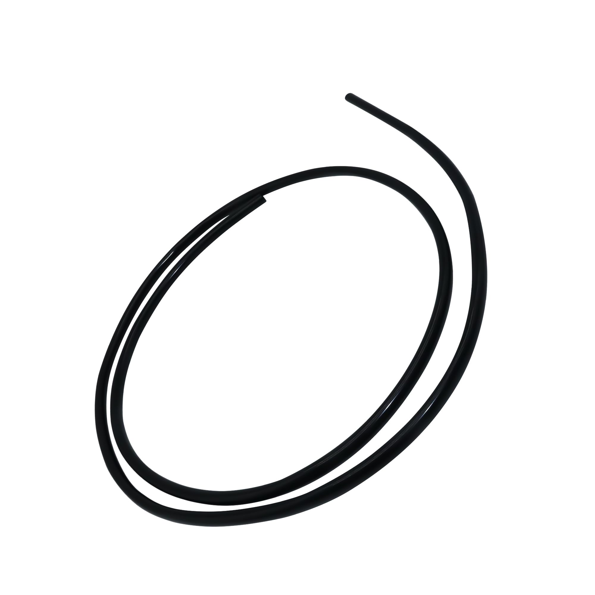 Lavmhab Black Silicone Vacuum Hose 3Mm Id 9Mm Od 3Mm Wall Thickness 1.5 Meters (4.9Ft), Vacuum Silicone Tubing For Engine (Black)