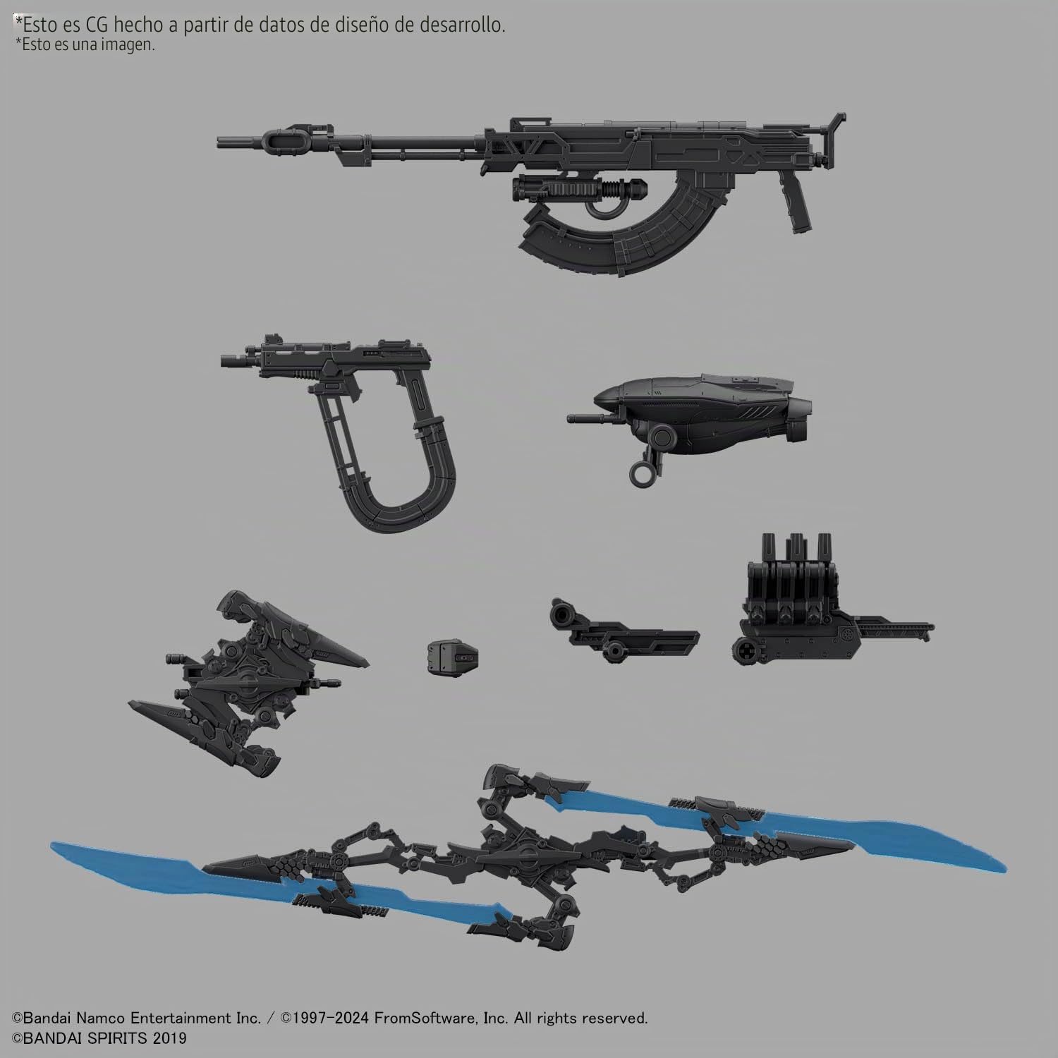 BANDAI Spirits 30 mm blindado Core Vi Fires of Rubicon Schneider NACHTREIHER/40E Steel Haze