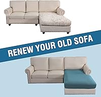 Vista 225 de H.VERSAILTEX 2025 New Sectional Couch Covers 8 Pieces Stretch Sofa Covers for Sectional Sofa Set Separate L Shaped Couch Cover for Both Left/Right