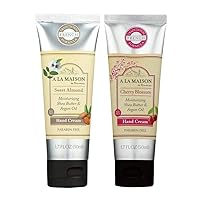 Vista 1 de A LA MAISON Crema hidratante, almendra dulce y flor de cerezo - Usos: Mano, aceite de argán, manteca de karité pura, aceites esenciales, a base