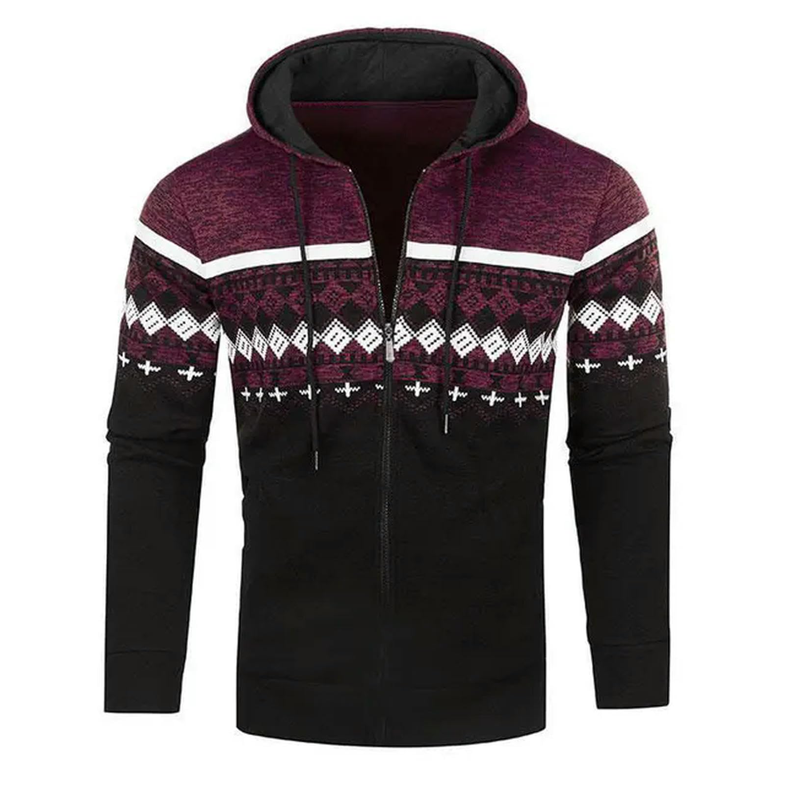 Sweter Mężczyzna Mężczyzna Chasti Domu Chuad Cappule Hot Ver Collover Sweter Sweter Retro Retro Retro