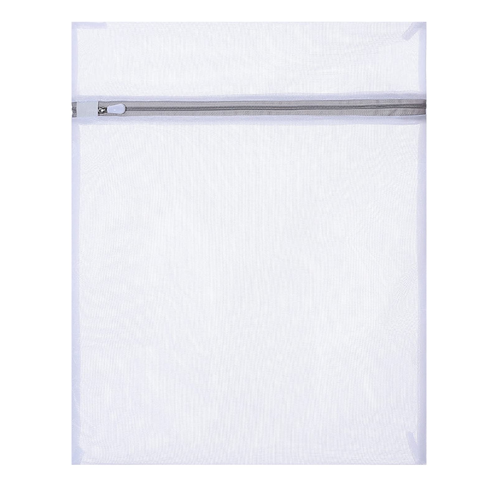 1PCS Laundry Bag Mesh Laundry Bag, Strong Zipper Washing Net, Reusable And Durable Mesh Wash Bags for Sweater Dress Garment Blouse Dirty Clothes Washer Protector Travel Dorm Organizer 60×60CM