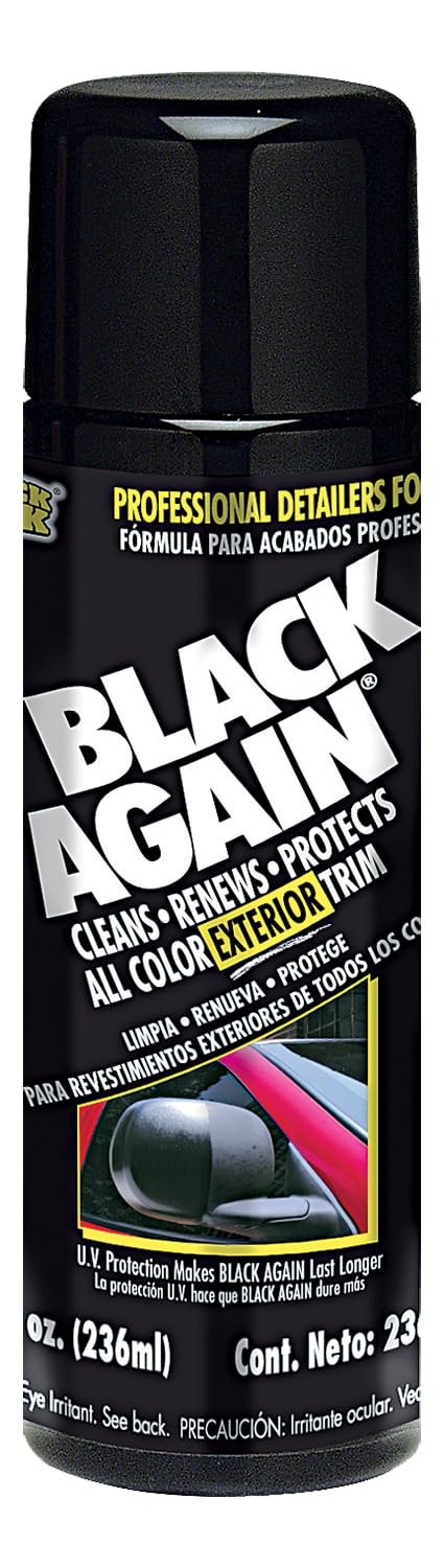 MPD Cobalt Charm Black Again Exterior Trim Restorer NA647 8 oz.