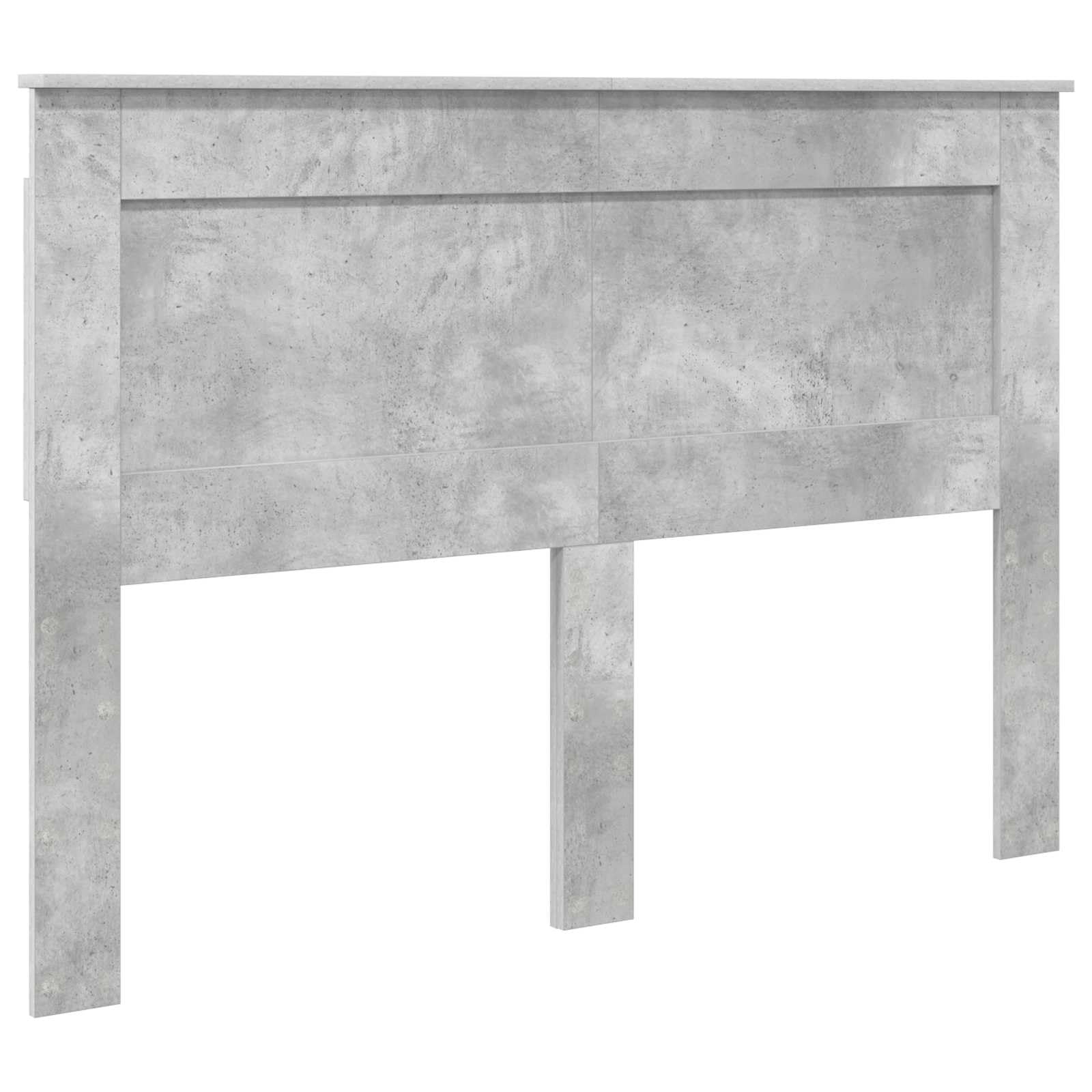 vidaXL Tête de lit Gris béton 140 cm Bois d'ingénierie, Headboard rectangulaire Tendance, Bois Composite Robuste, Lignes épurées, décor Fonctionnel pour Chambres