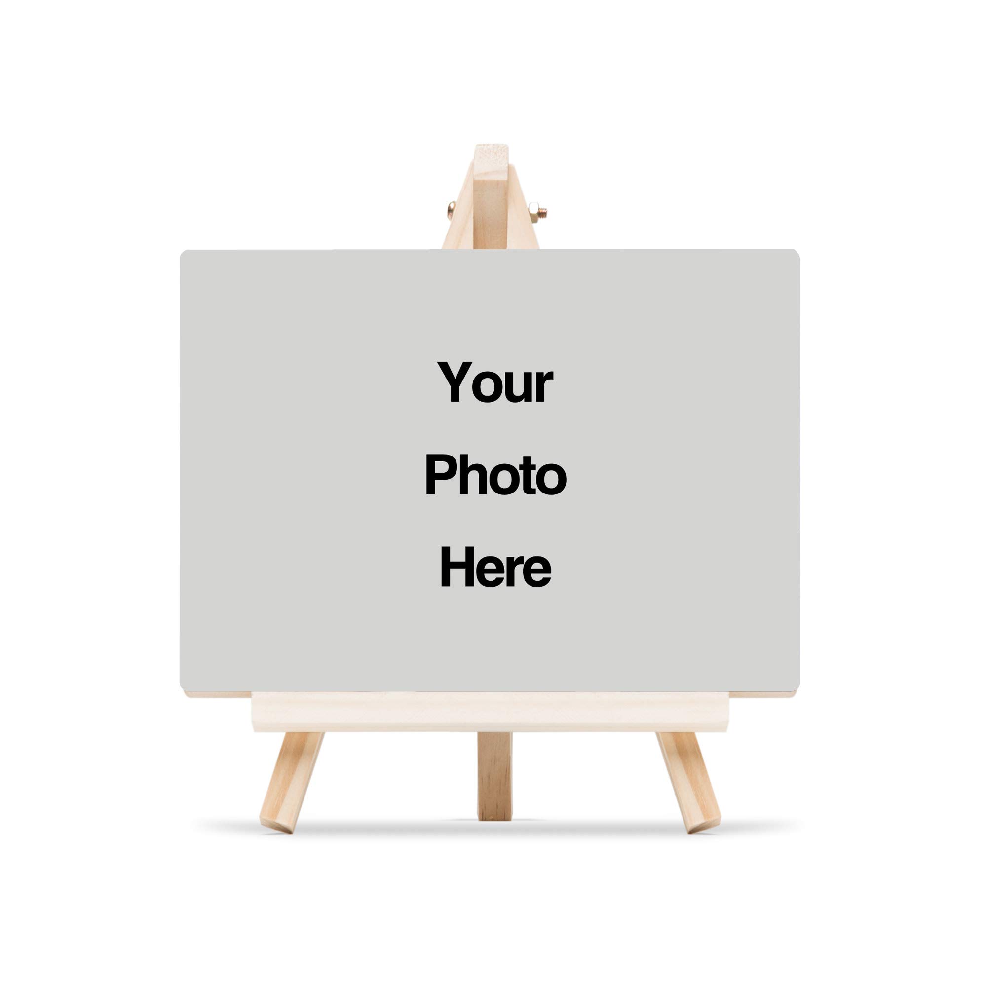 Amazon.com - Pearl Pix Custom Picture Easel, Personalized Photo Easel, 5.0"  x 3.5" Photo Frame-less on Easel, Great Gift for Any Occasion [Custom  Picture Frame] Make Your Own Frame