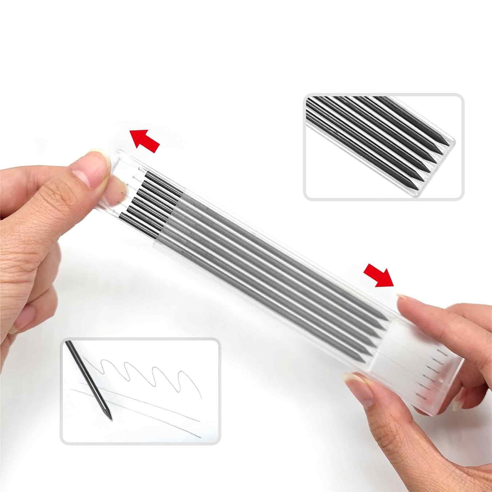 72 Pcs Pencil Refills for Carpenter Pencils 2.8mm Solid Refills for Tracer/Pica Pencils - Image 3