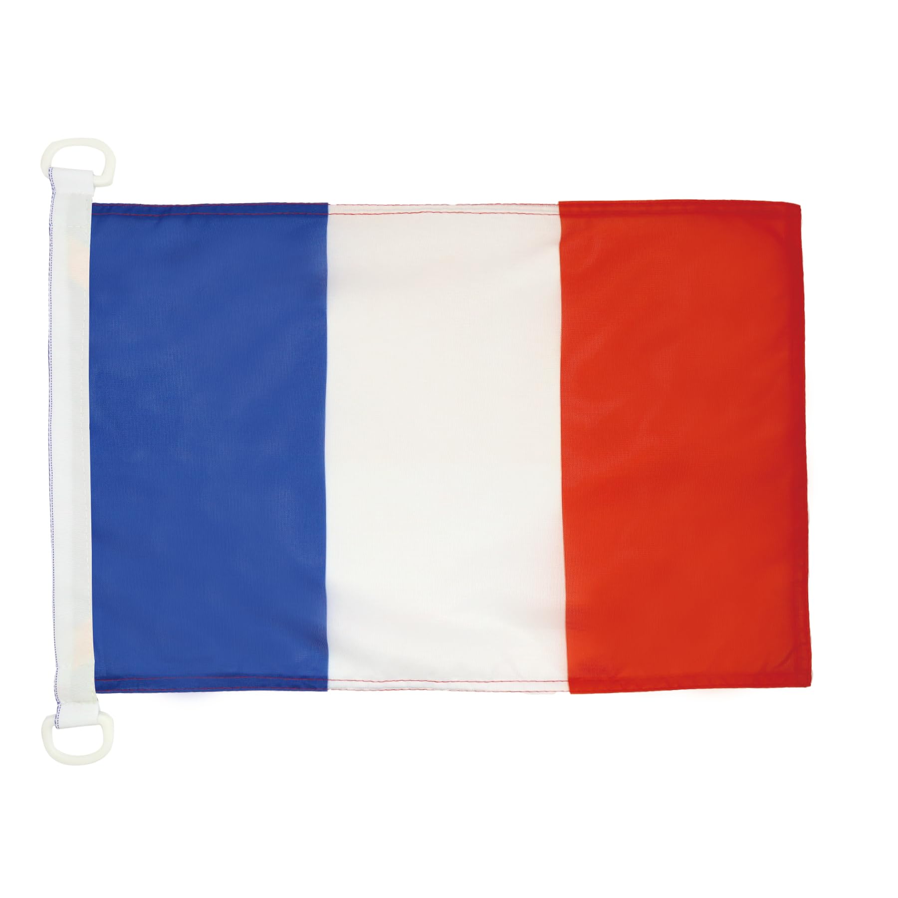 AZ FLAG - France Civil Ensign Nautical Flag - 18'' x 12'' - For Outdoor and Boat - French merchant Banner Knitted Polyester with Two Plastic Rings - Vivid Colors - 12x18 in - 45x30 Cm