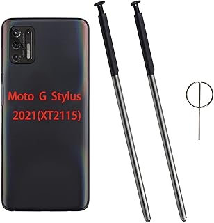2 Pcs for Moto G Stylus 2021 Pen Replacement LCD Touch Pen Part for Motorola Moto G Stylus XT2115 All Verison Touch Pen with 1 Pcs Eject Pin(Aurora Black)